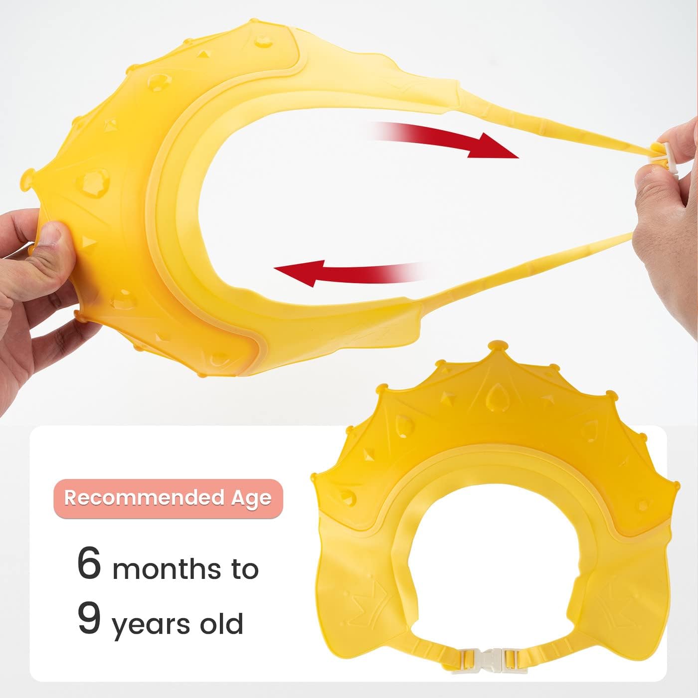 Thumbnail 2 de FUNUPUP Baby Shower Cap: Crown-Style Bath Shield for Safe, Mess-Free Hair Washing