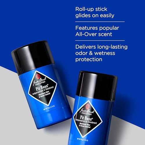 Detalle de Jack Black Pit Boss Original Antiperspirant & Deodorant for Men – Citrus, Mint & Oakmoss (2.75 oz)
