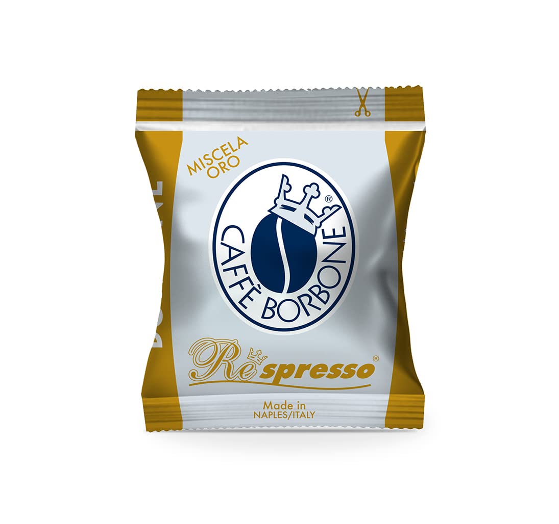 Detalle 2 de Caffè Borbone Respresso Gold-Kaffeemischung – 50 Kapseln, kompatibel mit Nespresso® Haushalts-Espressomaschinen