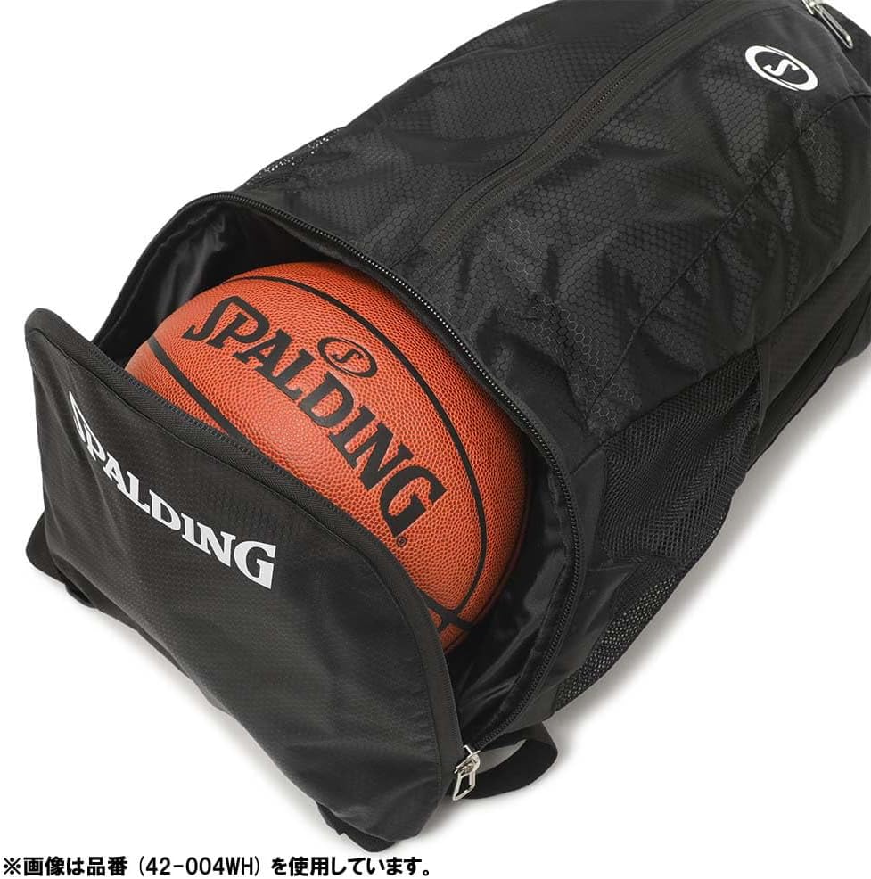 Thumbnail 5 de SPALDING ケイジャー ライト バスケットボール用バックパック、ポリエステル製、ブルー×ホワイト、W35×H57×D32cm