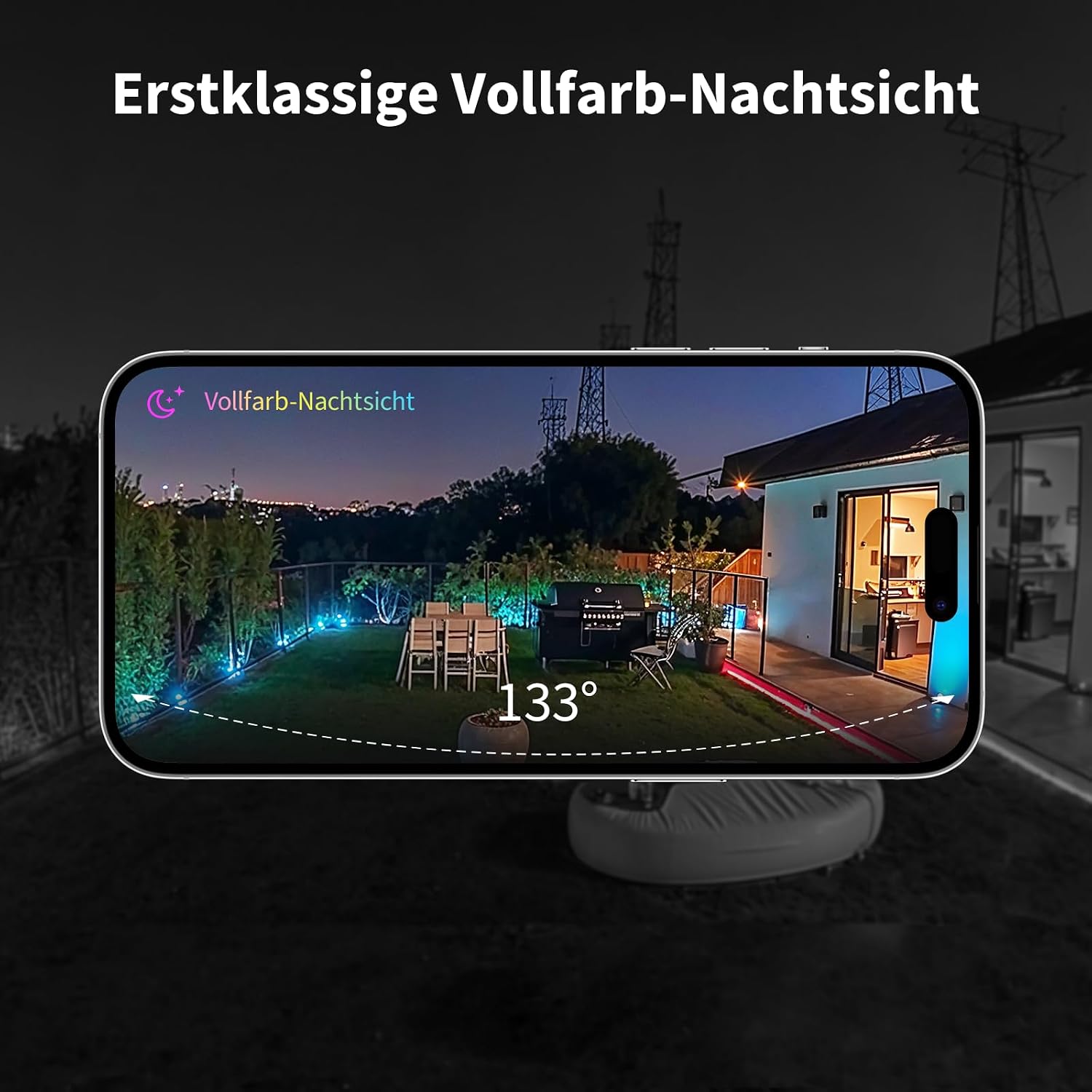 Thumbnail 1 de Aqara Überwachungskamera Aussen G5 Pro (4MP, Echtfarben-Nachtsicht) – WLAN 2,4/5 GHz, HomeKit Secure Video, mit Kamera-Hub