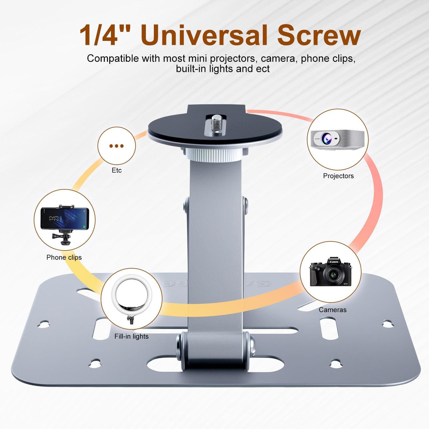 Detalle 2 de Salange 3-in-1 Projector Stand 5kg capacity