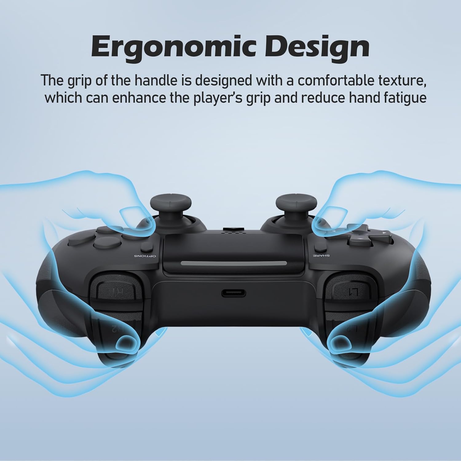 Thumbnail 6 de CHEREEKI PS4 Wireless Controller for PS4, Slim & Pro – Vibration, 6‑Axis, Touchpad, 3.5mm Jack, Turbo