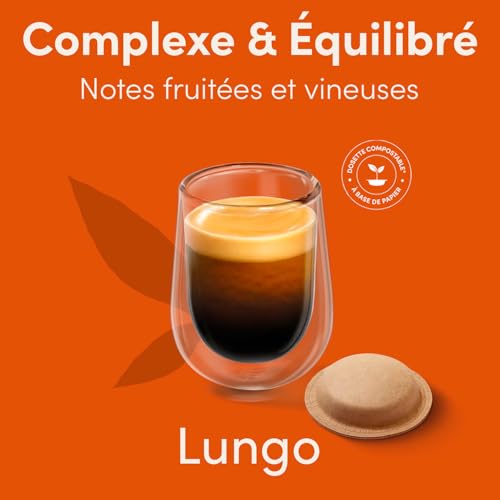 Detalle de NESCAFÉ Dolce Gusto NEO Lungo – 72 dosettes compostables pour machine NEO