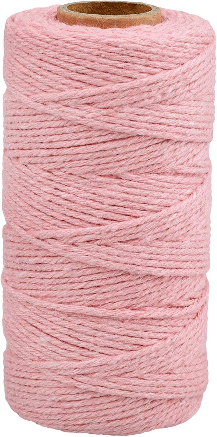 Thumbnail 5 de jijAcraft 3mm Black Cotton String Twine – 200m (656ft) for DIY, Macrame, Gift Wrapping and Garden Use