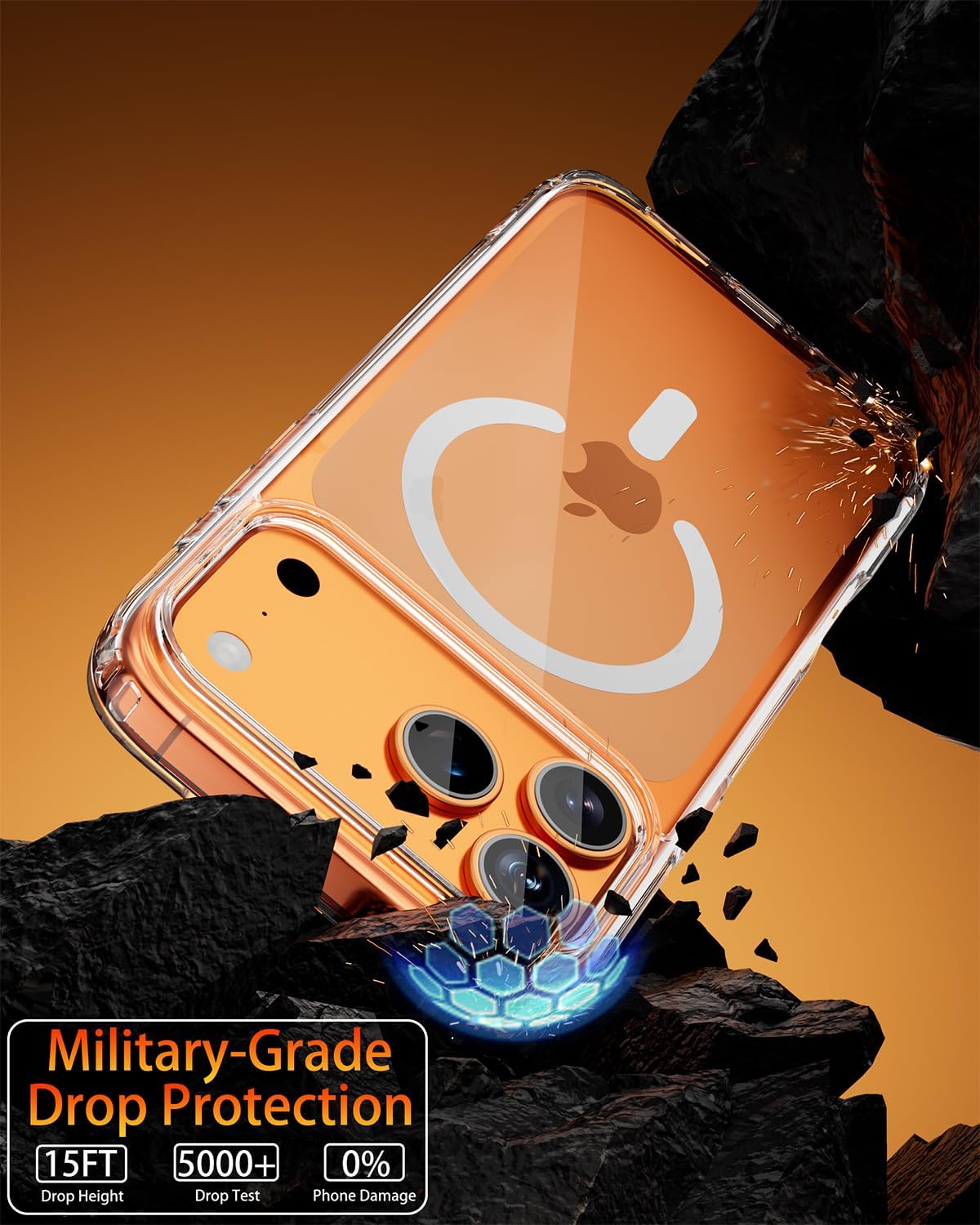 Thumbnail 3 de Saiuxiu iPhone 17 Pro Max MagSafe Clear Case