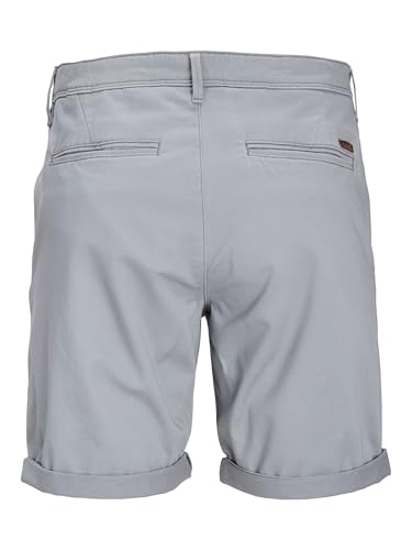 Detalle de JACK & JONES Pantaloncini Chino Uomo Grigio M – stile classico e praticità estiva