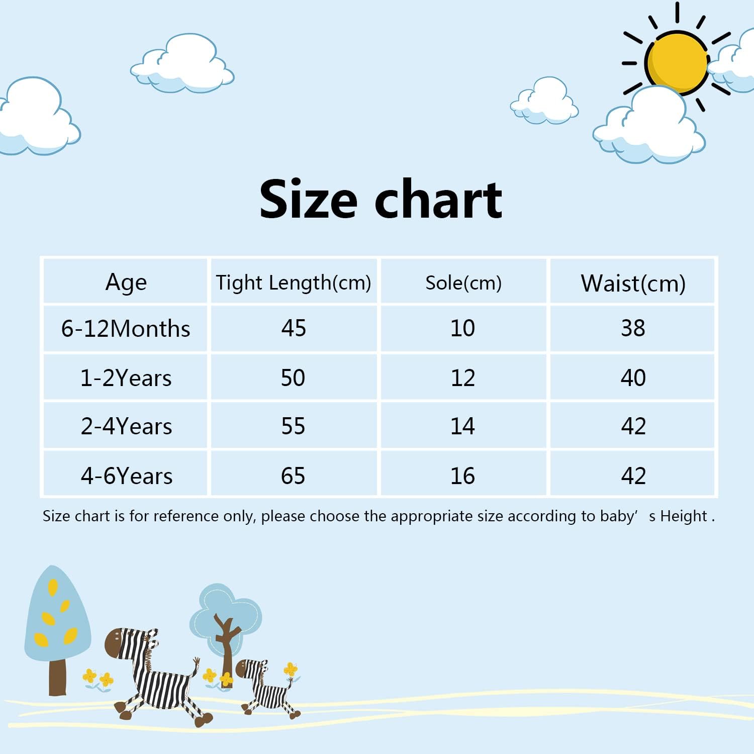 Thumbnail 6 de GENTABY Toddler Girls Cotton Tights 6 sizes