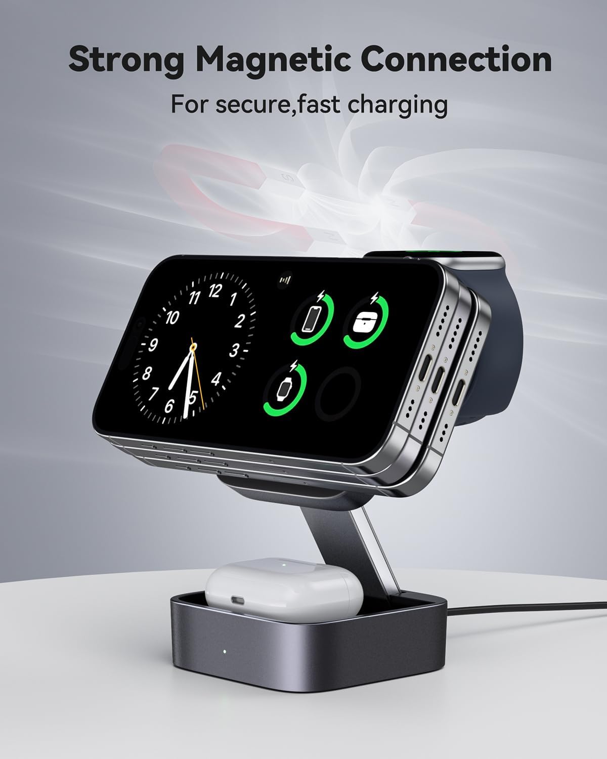 Thumbnail 3 de Keepro 3-in-1 MagSafe Charging Stand 3 devices
