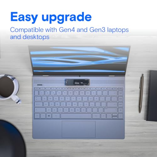 Detalle de Crucial P310 1TB NVMe PCIe Gen4 M.2 SSD (CT1000P310SSD801) for Laptop & Desktop