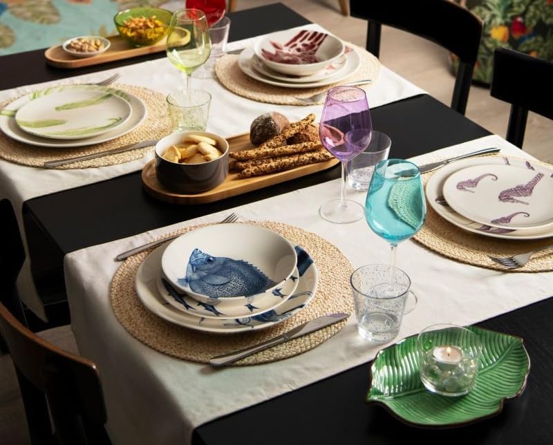 Thumbnail 2 de Excelsa Foliage Plato para servir hojas cerámica verde 🍃