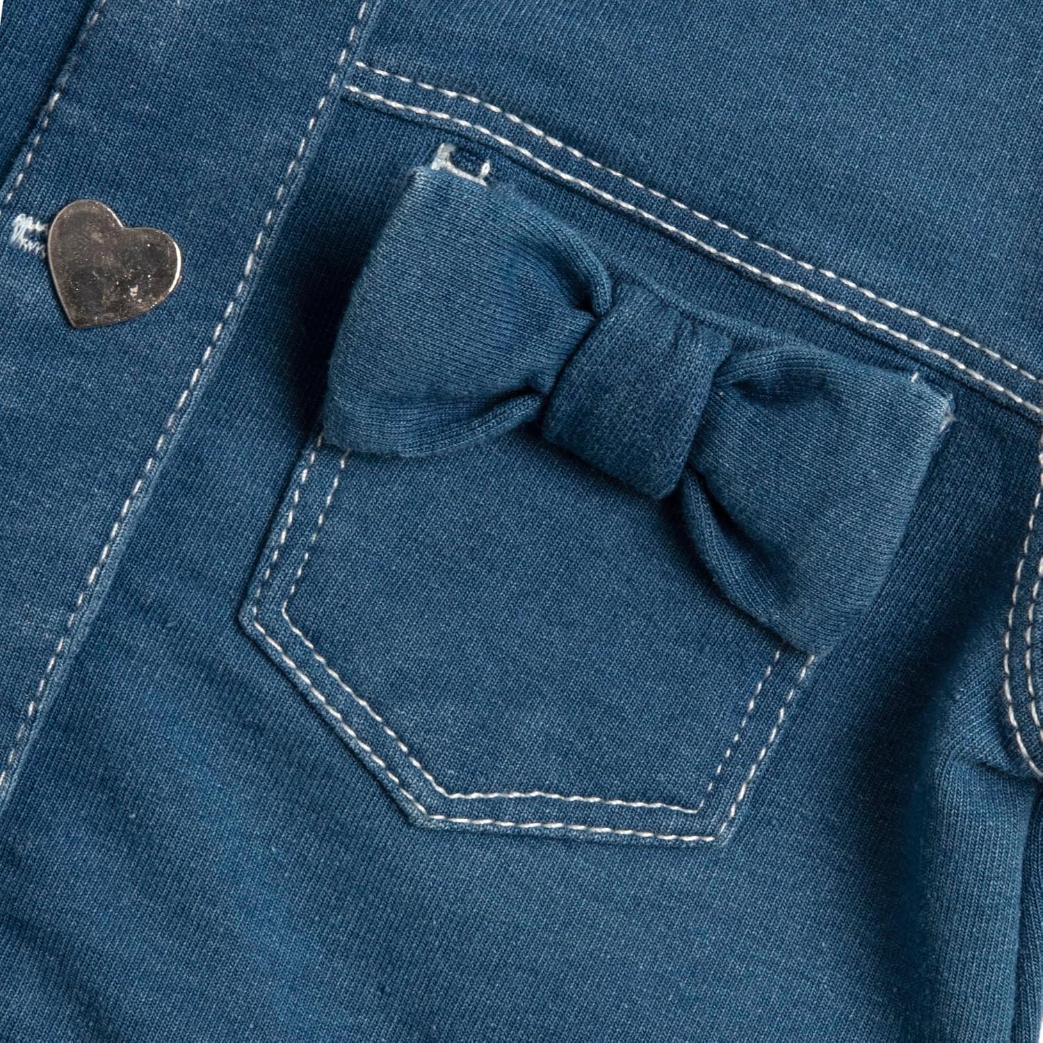 Thumbnail 1 de Chicco veste en jean fille (blouson denim) pour printemps-automne, 0-24 mois