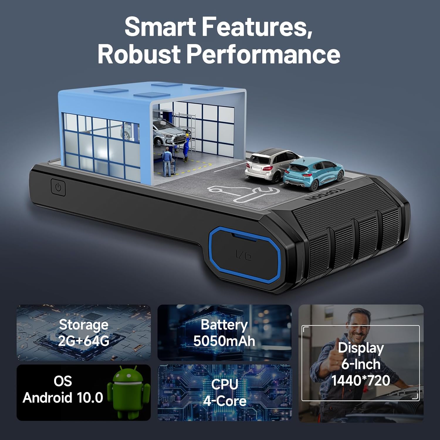 Thumbnail 5 de TOPDON AD800BT V2.0: Scanner OBD2 bidirezionale e diagnostica completa per officina e appassionati