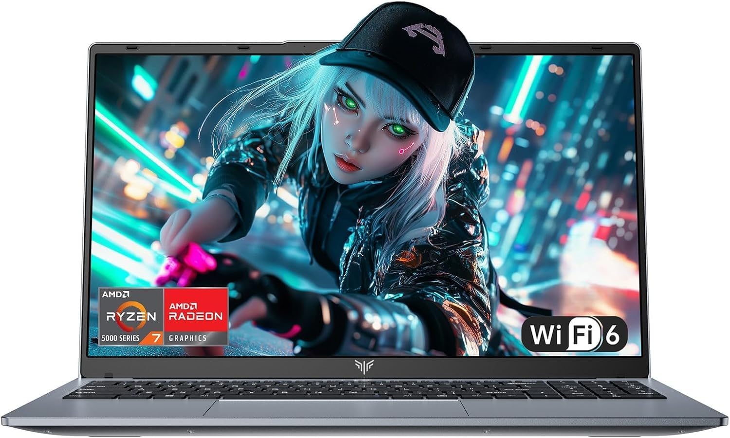 Detalle de Tivique Laptop 2026 – 15,6 Zoll Ryzen 7 5700U, 16GB RAM, 512GB NVMe