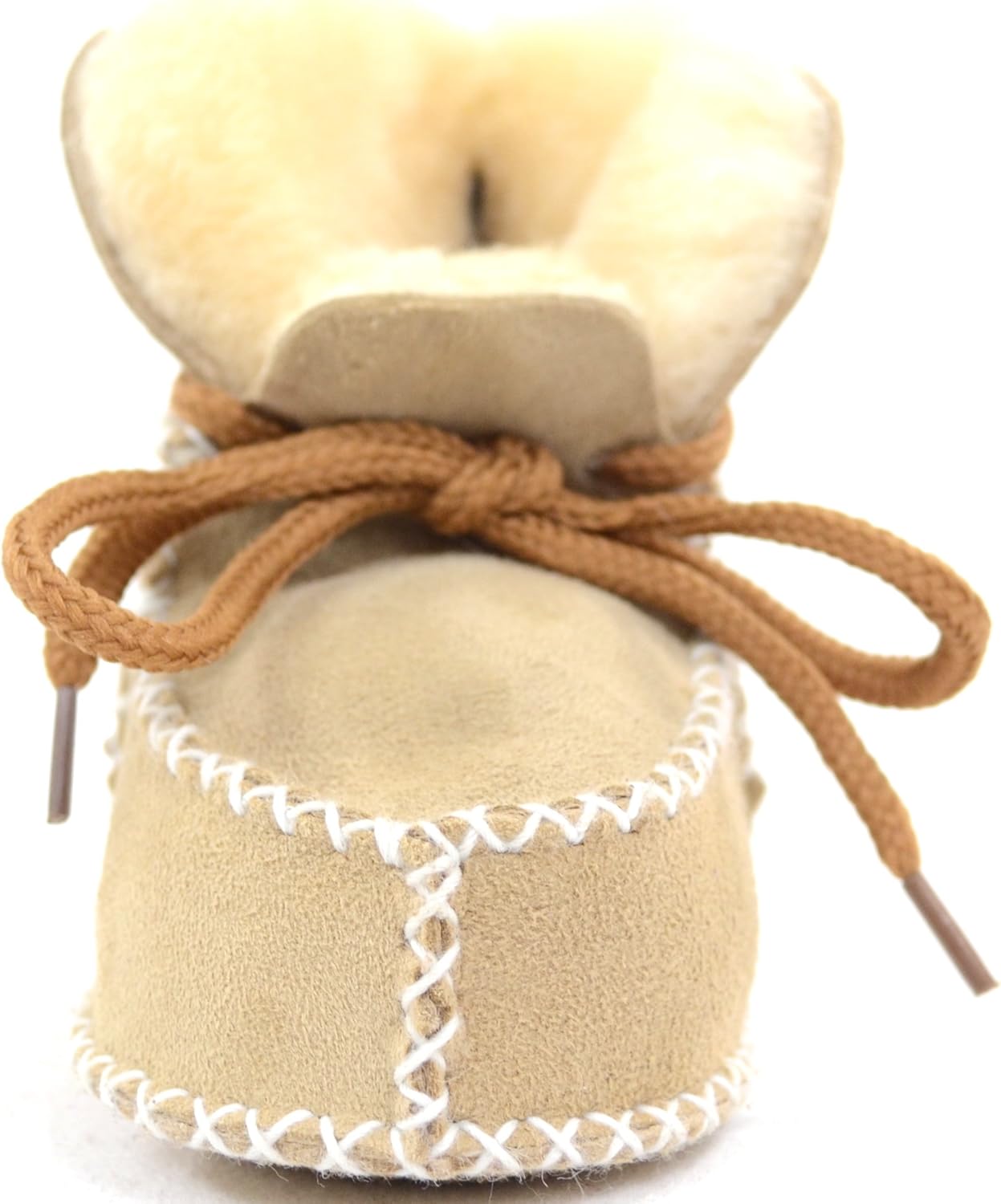Thumbnail 1 de SNUGRUGS Baby/Children's Sheepskin Booties with Lace Up Fastening