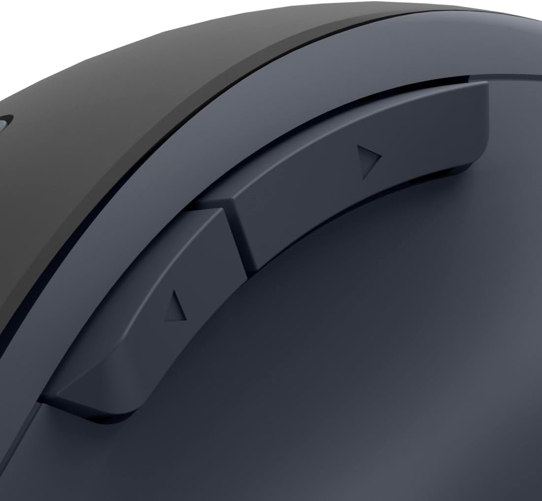 Thumbnail 3 de Hama kabellose wiederaufladbare Maus „WM-500“ mit 6 Tasten, 800/1200/1600 DPI und 2,4-GHz-Funk – schwarz