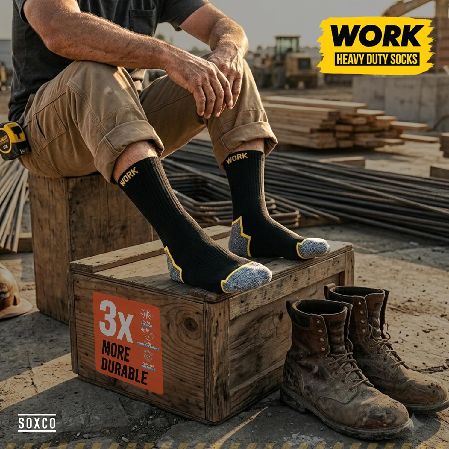 Detalle 2 de SOXCO WORK Socks 10 pares 43-46