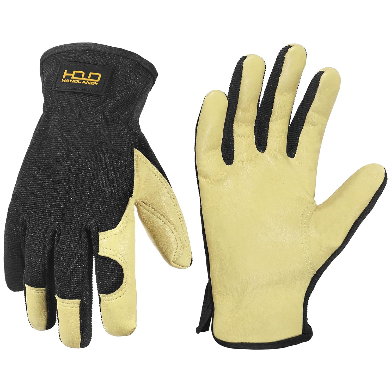 Thumbnail 6 de HANDLANDY Men Leather Gardening Gloves Large 🧤