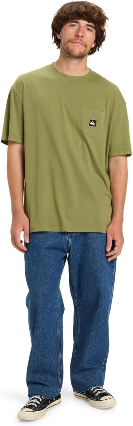 Detalle de Quiksilver Saltwater Pocket Short Sleeve Tee per Uomo