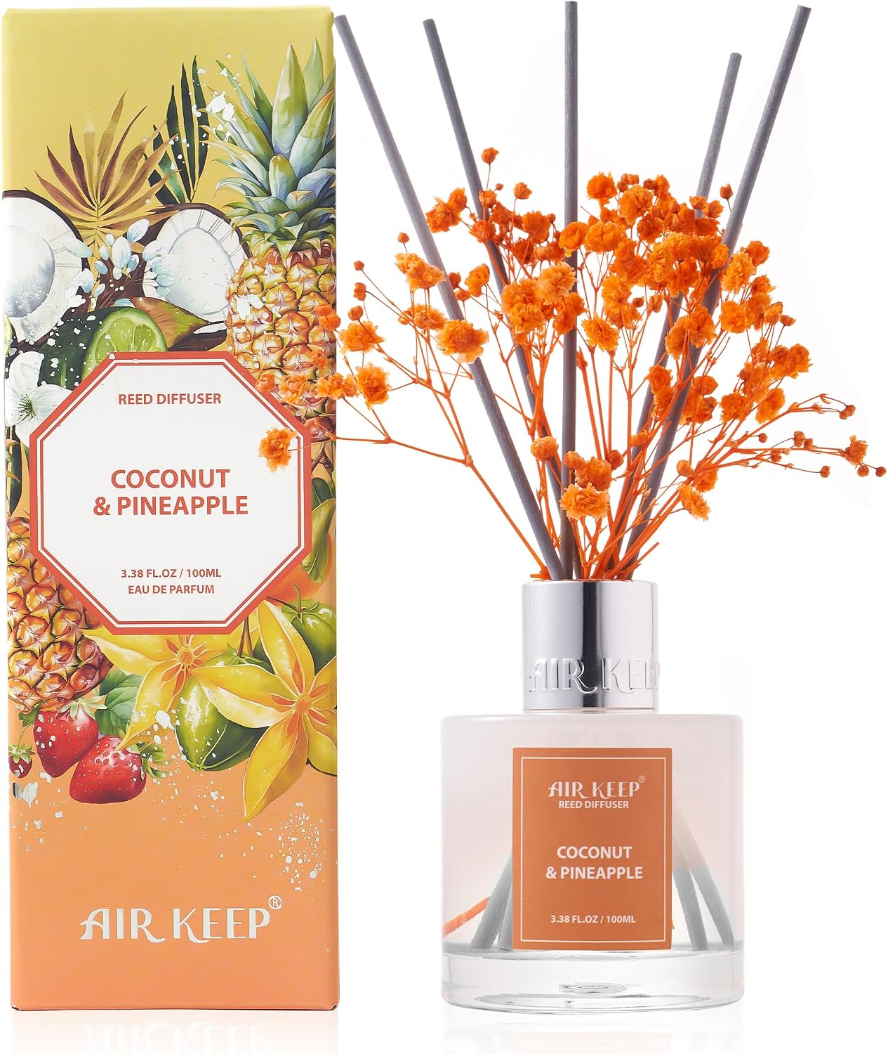 Thumbnail 6 de Airkeep Lime Basil Raumduft 100 ml mit 8 Duftstäbchen – langanhaltende Frische & stilvolle Deko