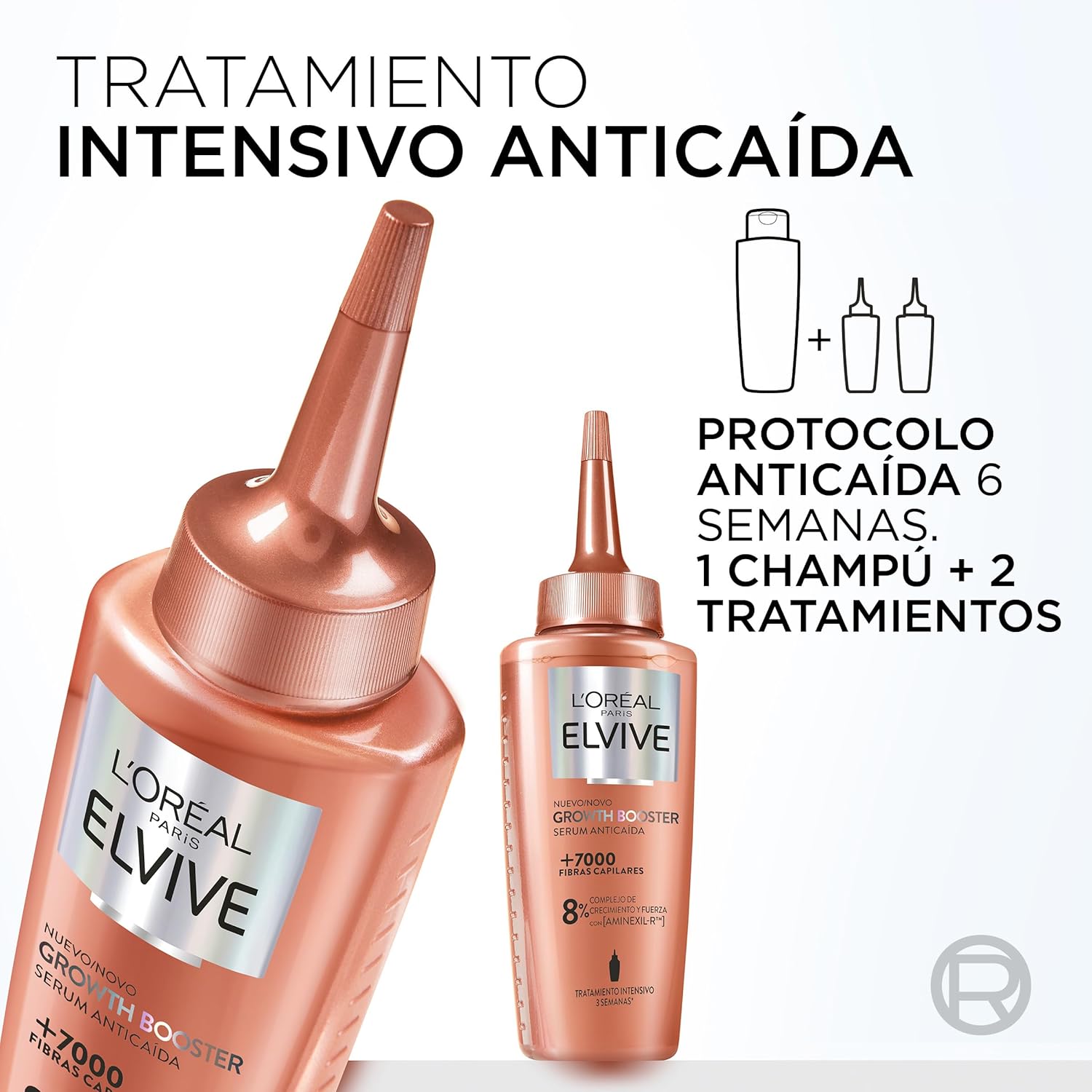 Detalle de L'Oréal Paris Elvive Growth Booster Serum Anticaída 102 ml