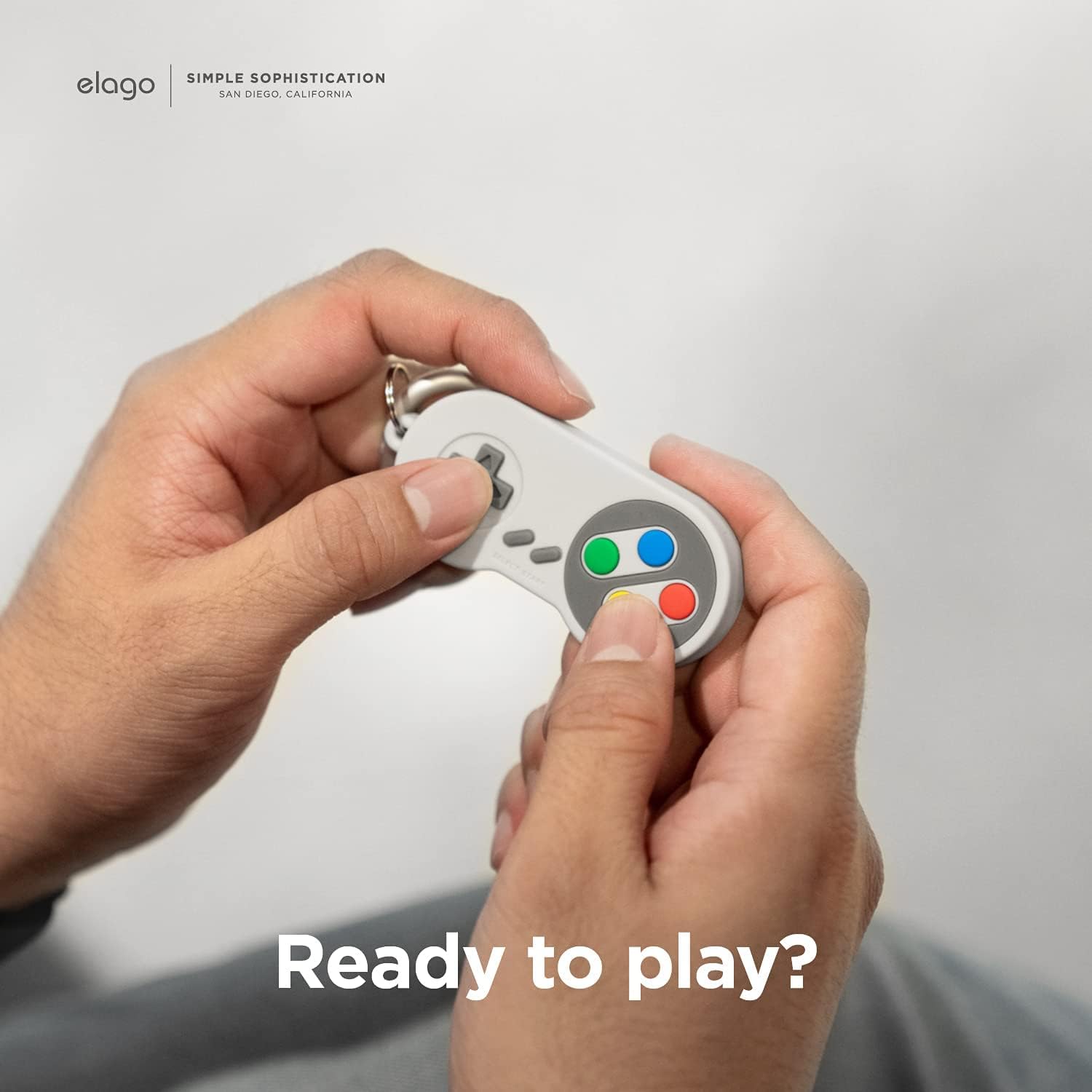 Thumbnail 3 de elago W5 : coque porte-clés compatible AirTag 2e génération & 1re génération (gris) pour protection anti-chute