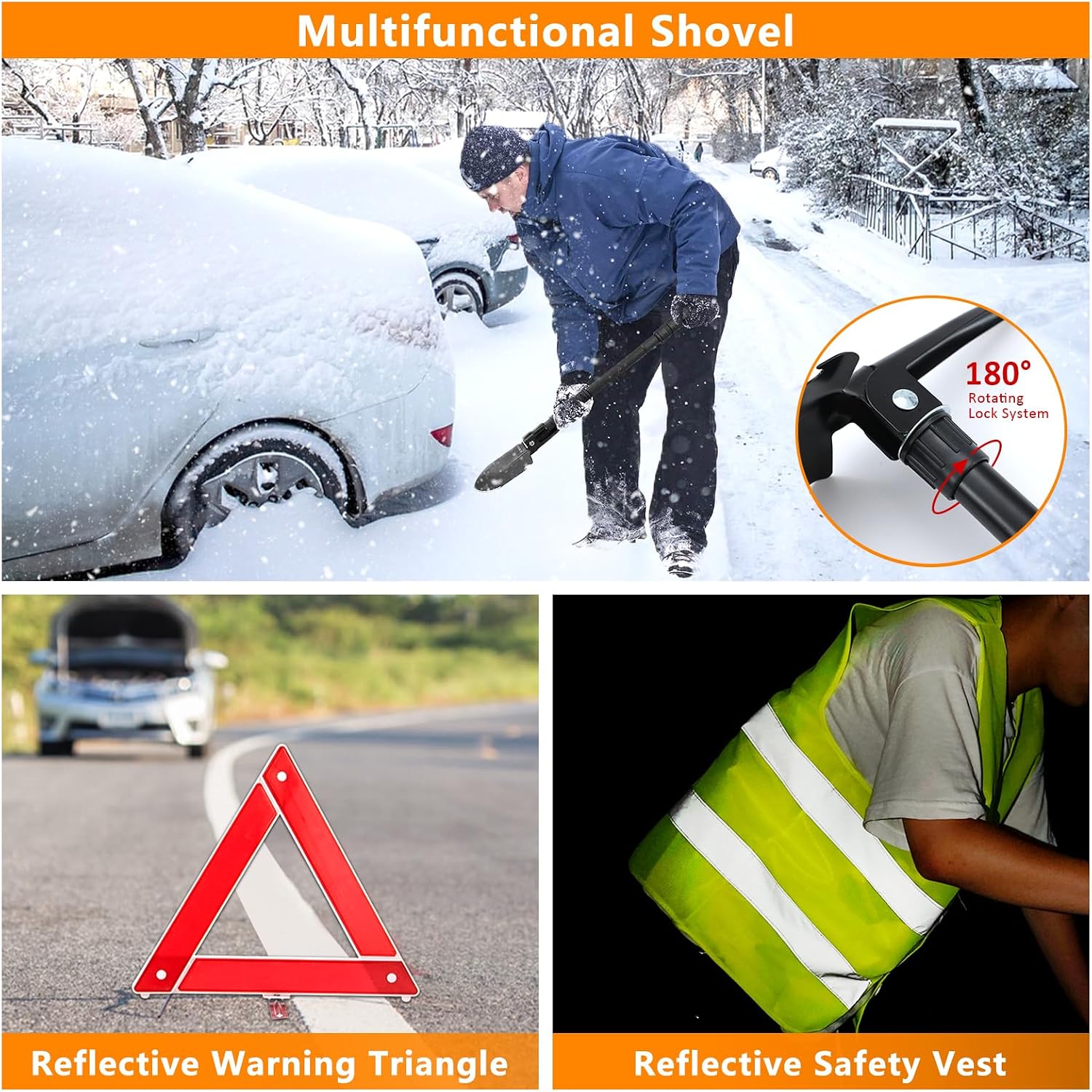 Detalle 2 de HLWDFLZ Car Emergency Kit 12V 250 PSI