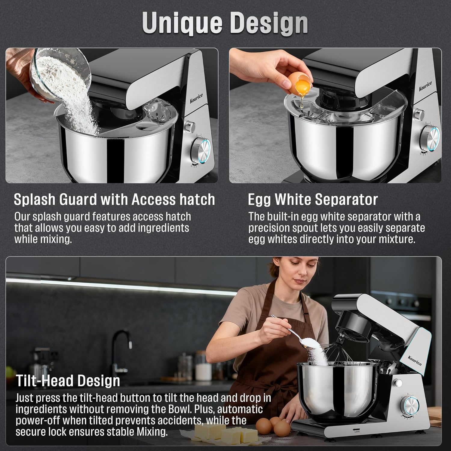 Thumbnail 6 de Stand Mixer Pro-Grade 6.5QT Bowl 🍽