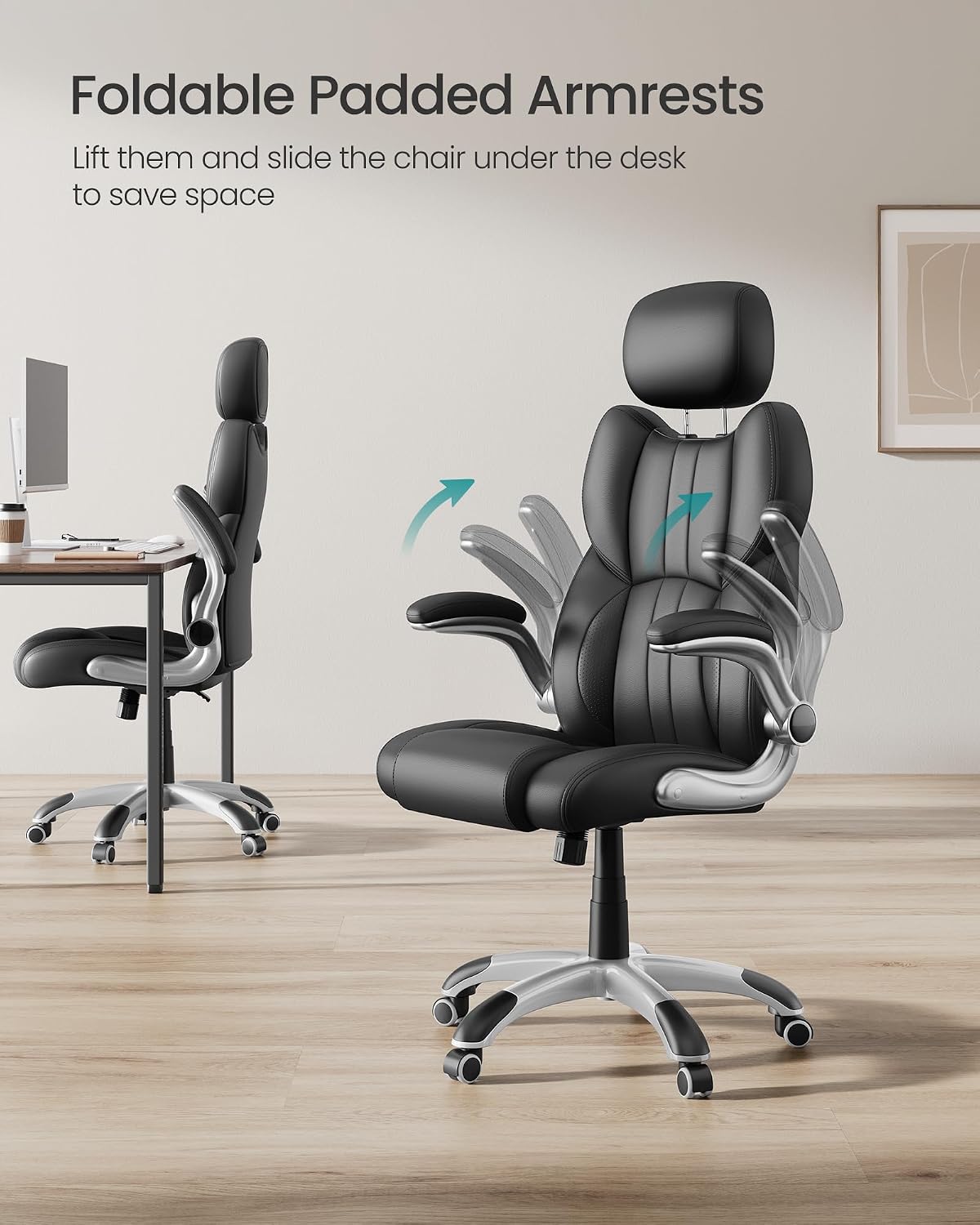 Thumbnail 6 de SONGMICS OBG65BKUK ergonomic gaming chair