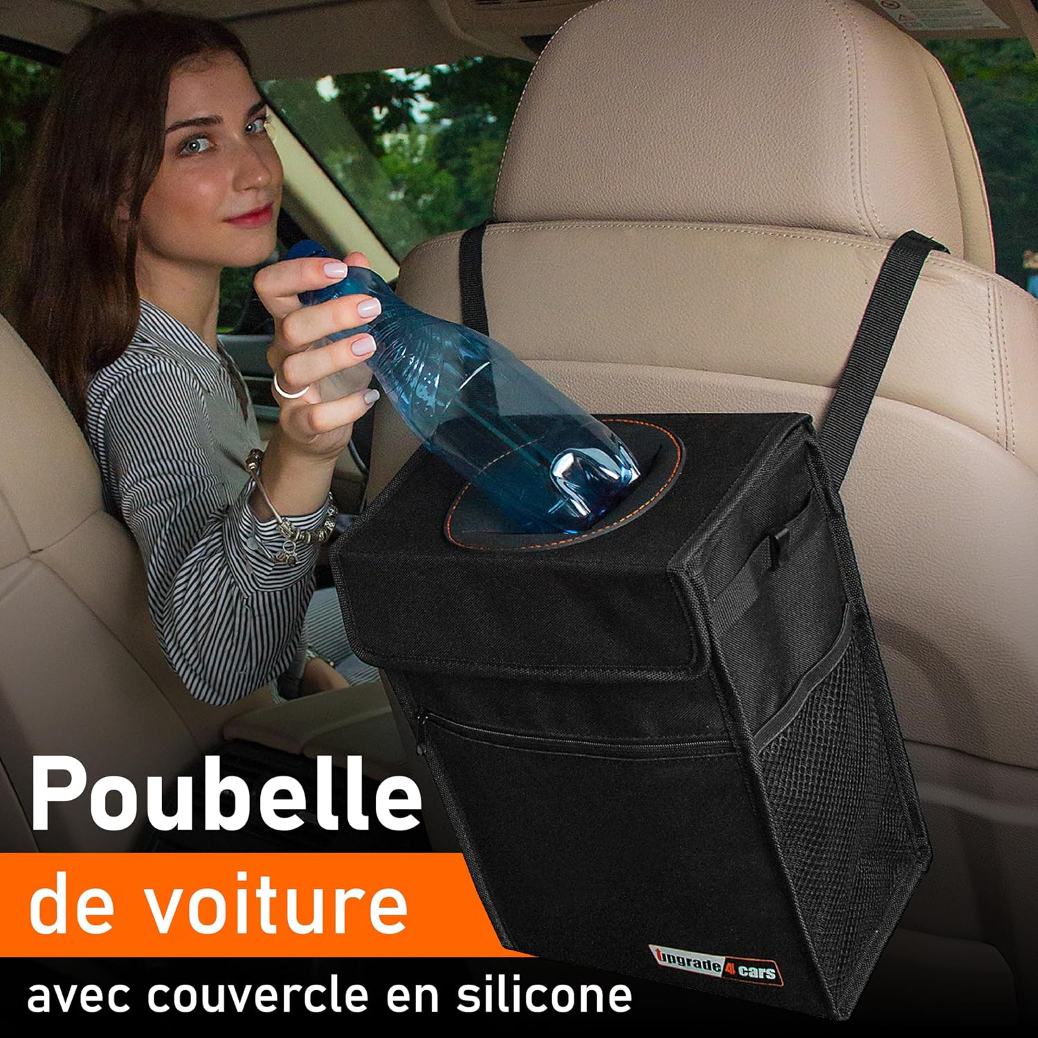 Detalle 2 de upgrade4cars Poubelle de voiture pliable 🗑