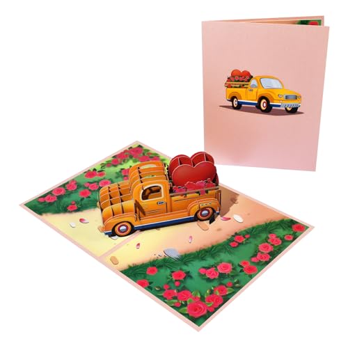 Thumbnail 2 de DLYMXGC Car-mounted Hearts Pop Up Greeting Card 🎁