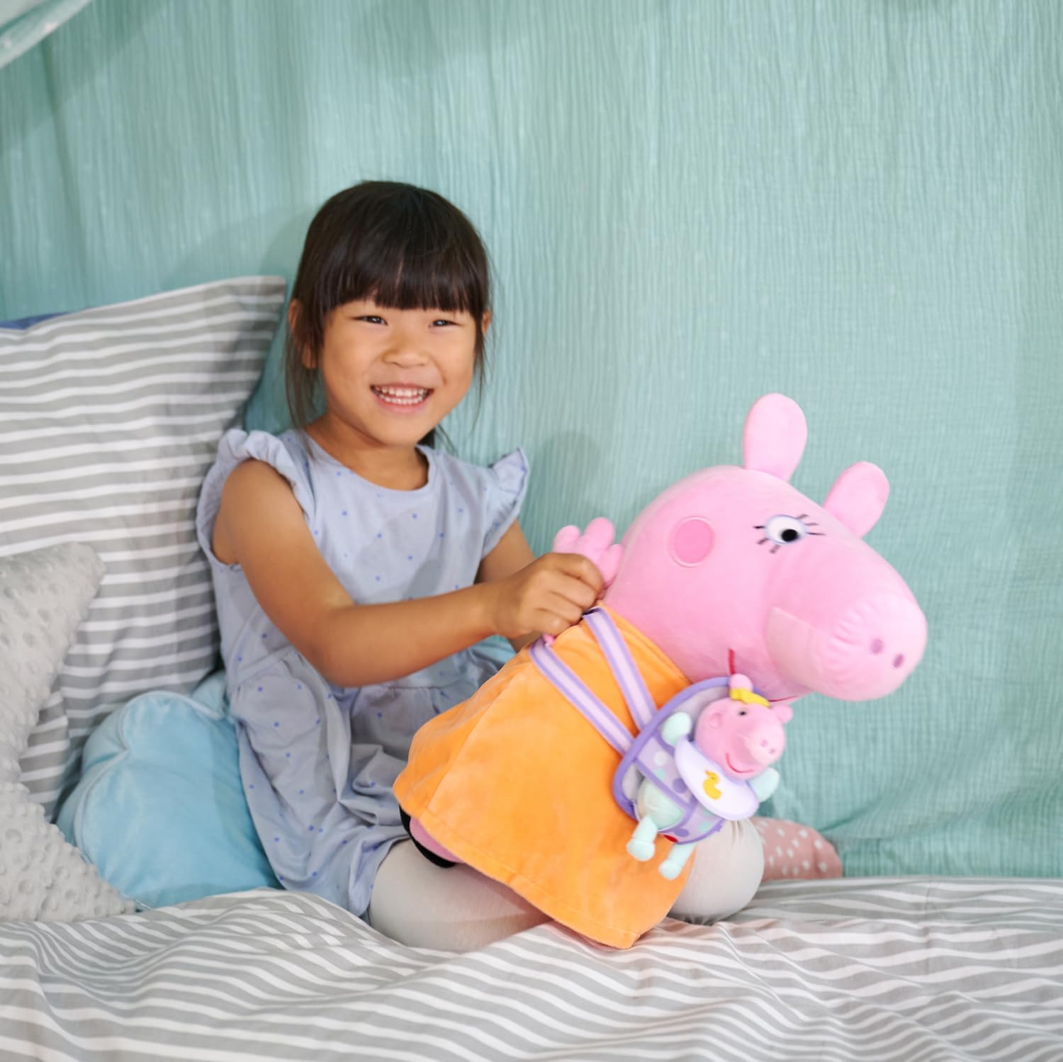 Thumbnail 5 de Simba 109261502 Mummy Pig and Baby Evie Plush Toy, 33 cm