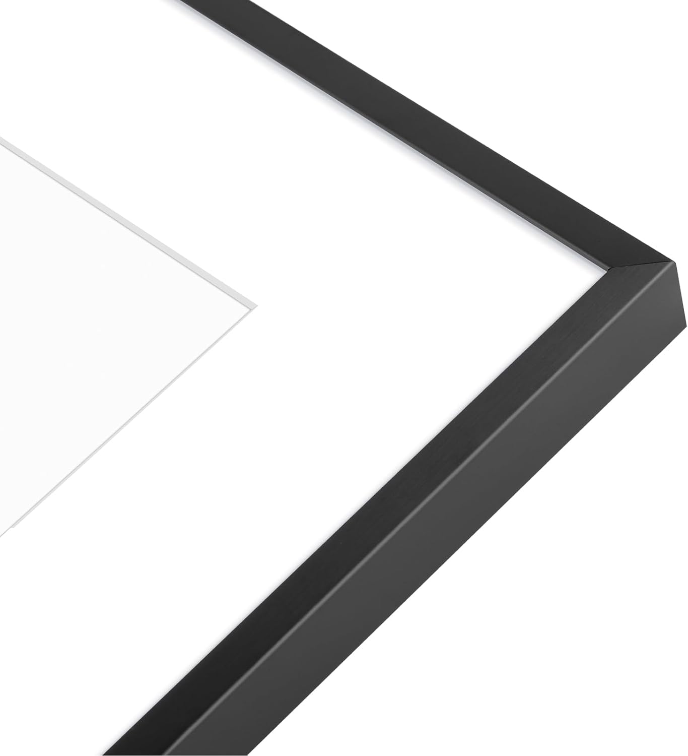 Thumbnail 5 de Golden State Art 16x20 Aluminum Picture Frame with Real Glass Cover (Black)