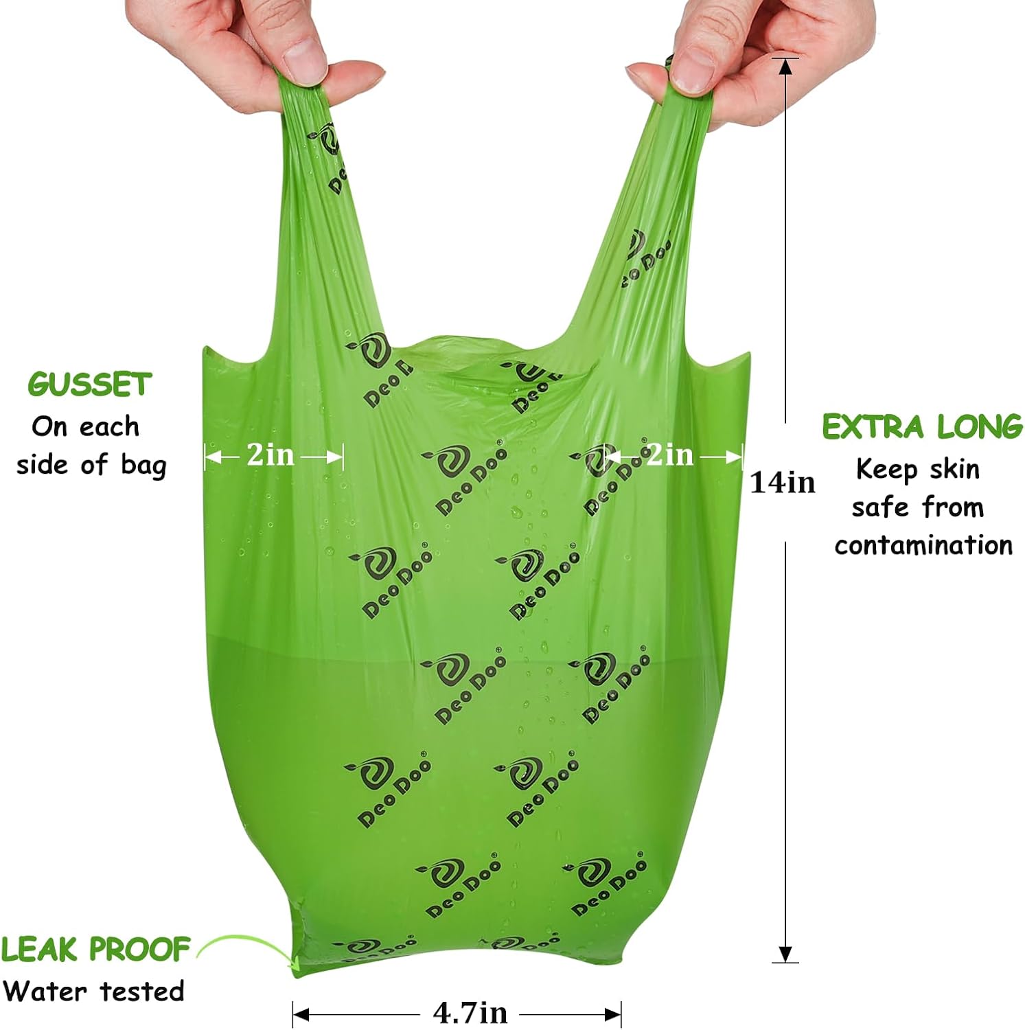 Detalle de Poo Bags Dogs with Tie Handle Cherry Blossom Scented Poop Bags – 450 Packs, Extra Thick & Leak-Proof