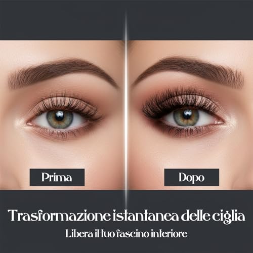 Detalle de VEGCOO 640 Ciuffetti Ciglia Finte Extension: Kit DIY 8–16 mm per Principianti