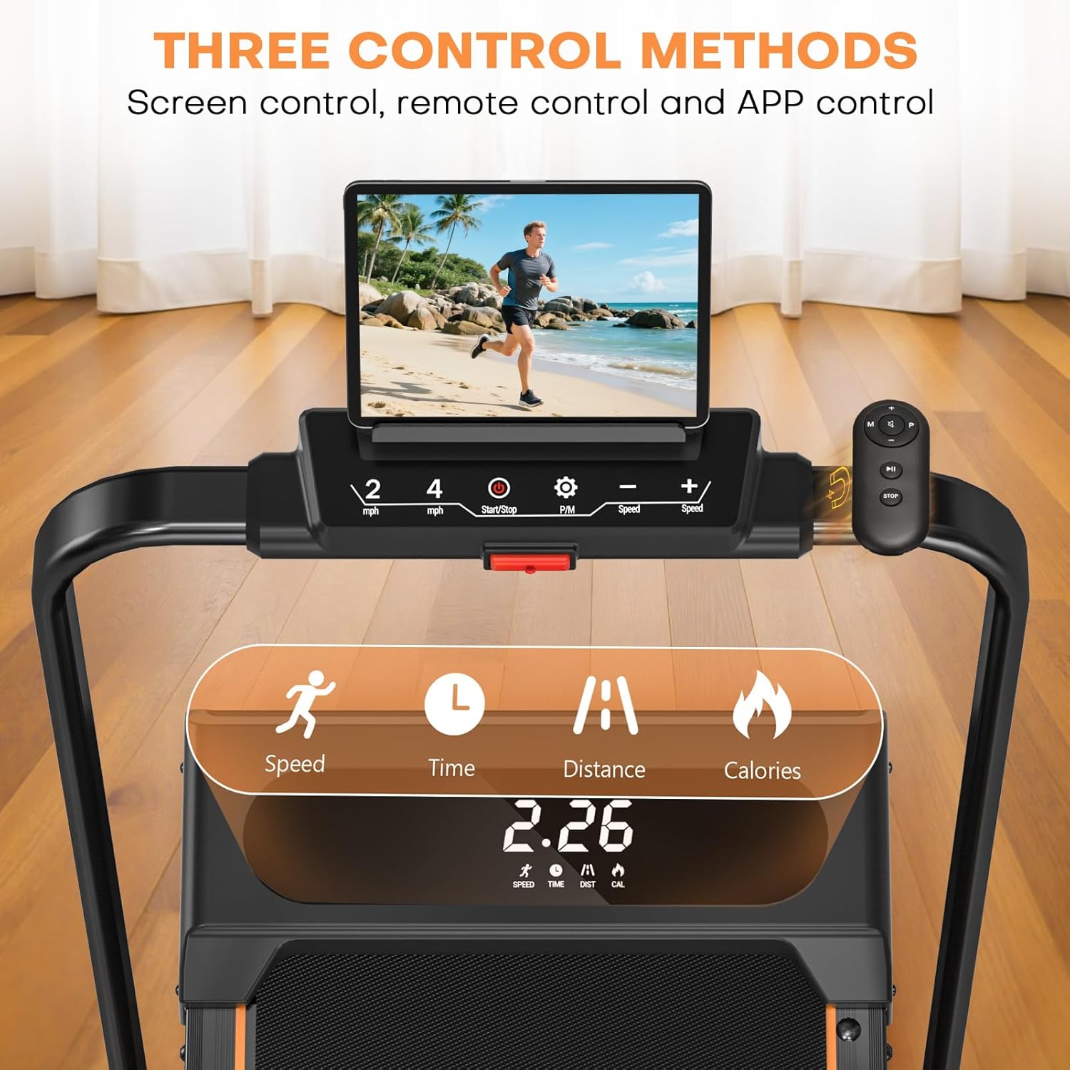 Thumbnail 6 de 6 in 1 Folding Treadmill 2.75HP 350lbs