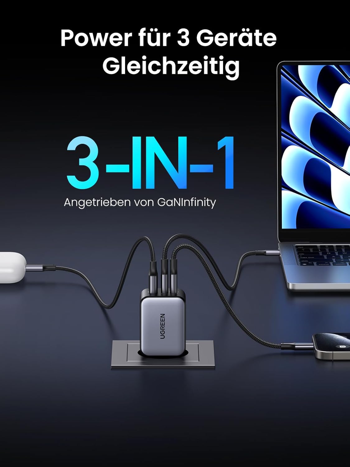 Thumbnail 3 de UGREEN Nexode X 65W GaN Ladegerät