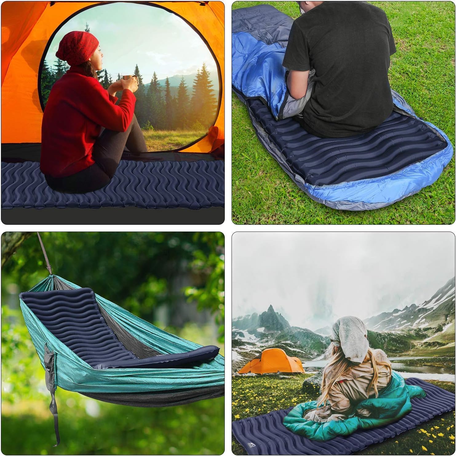 Thumbnail 5 de Unigear 500g ultraleichte Isomatte – Aufblasbar, wasserdicht und rutschfest