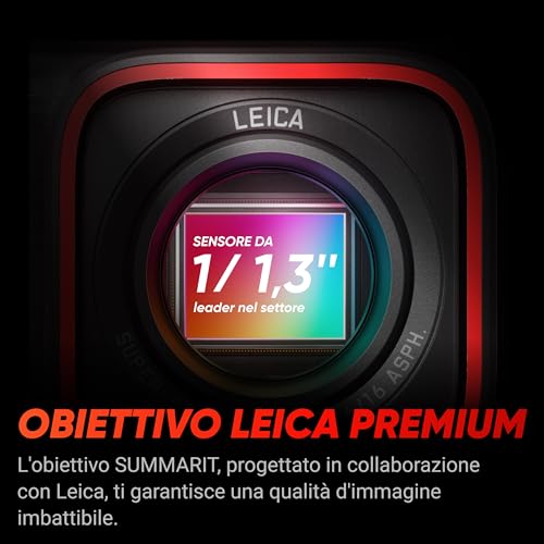 Detalle de Insta360 Ace Pro: action cam 4K con Leica, AI da 5 nm e stabilizzazione FlowState
