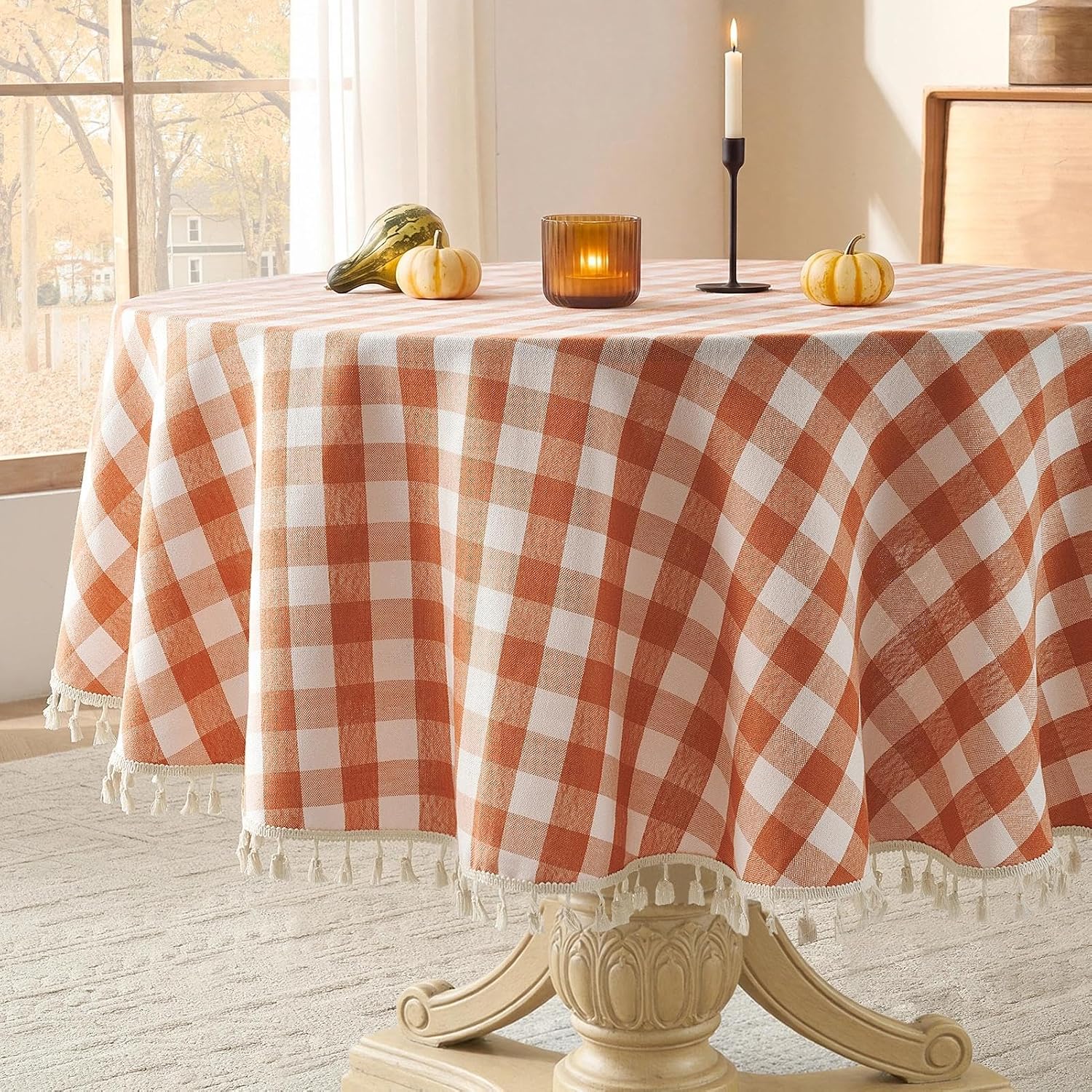 Detalle de Softalker Round Tablecloth 70-inch