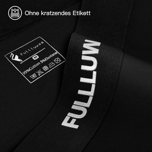 Detalle de Fullluwaa Boxershorts Herren – 10er Pack Baumwolle, atmungsaktiv & weich, ohne kratzenden Zettel