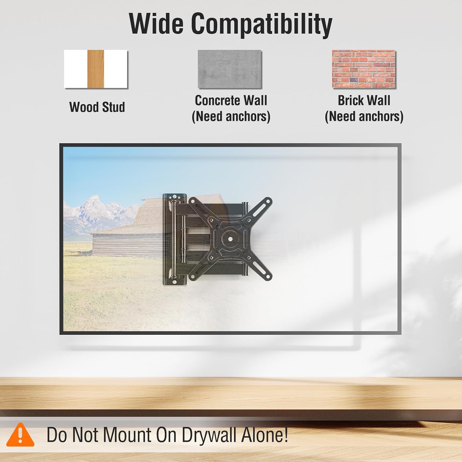 Detalle 2 de ELIVED TV Wall Mount, 21.7-Inch Arm