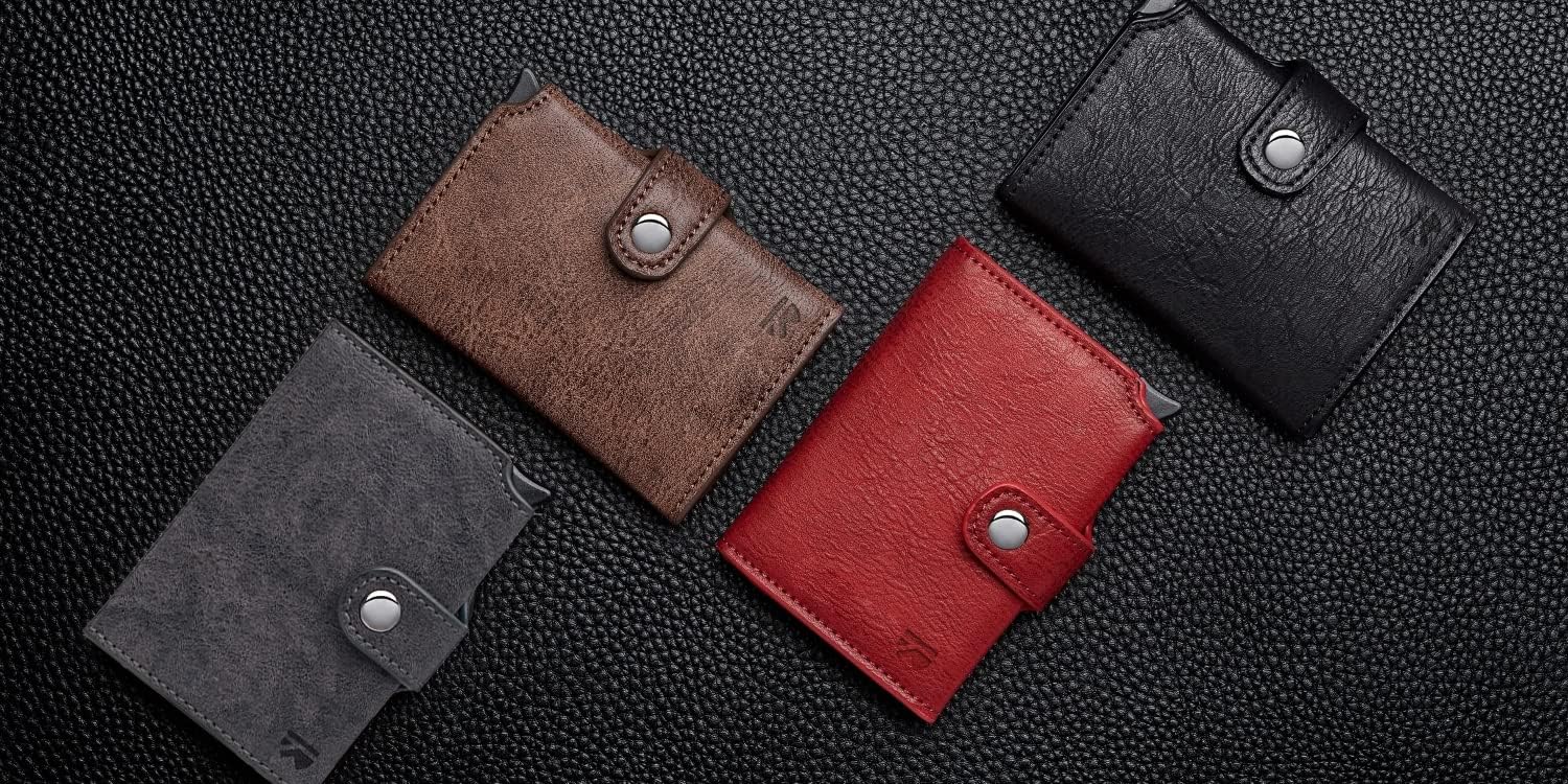 Thumbnail 6 de BEWMER v2 Shielded Slim Wallet mit Münzfach – RFID-Schutz, Platz für 9 Karten