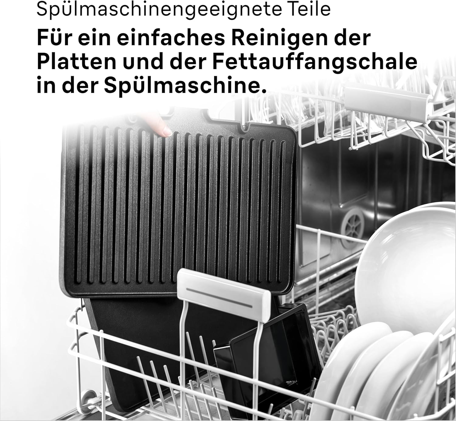 Thumbnail 6 de Braun MultiGrill 9 CG 9167 Kontaktgrill mit Grill-, Flach- und Waffelplatten & Temperaturfühler