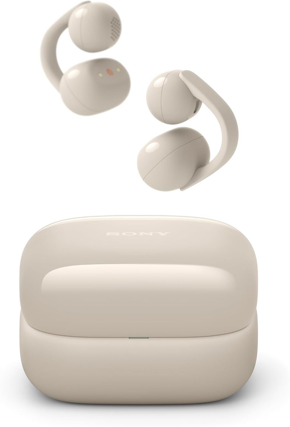 Detalle de Sony open-ear earbuds in Greige