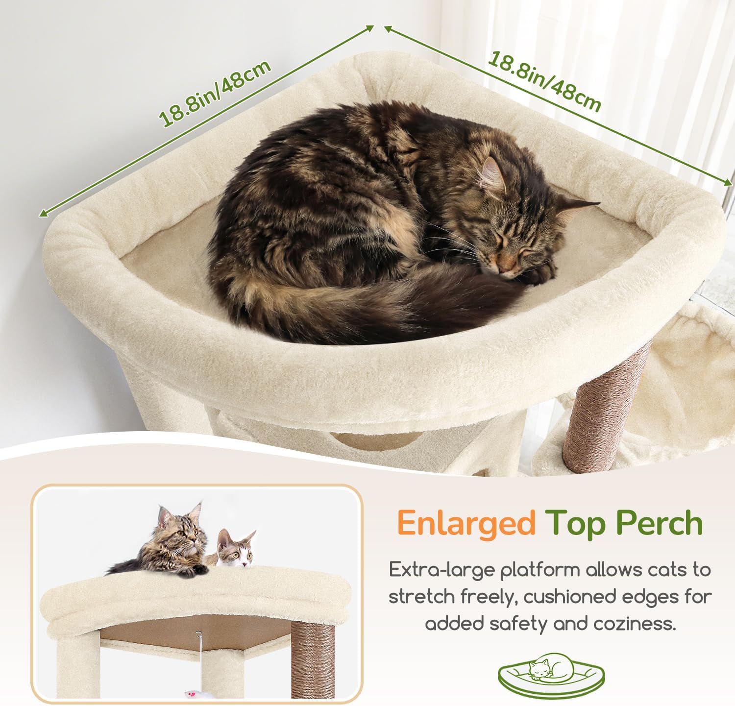 Detalle de Globlazer Cat Tree, 78 Inches