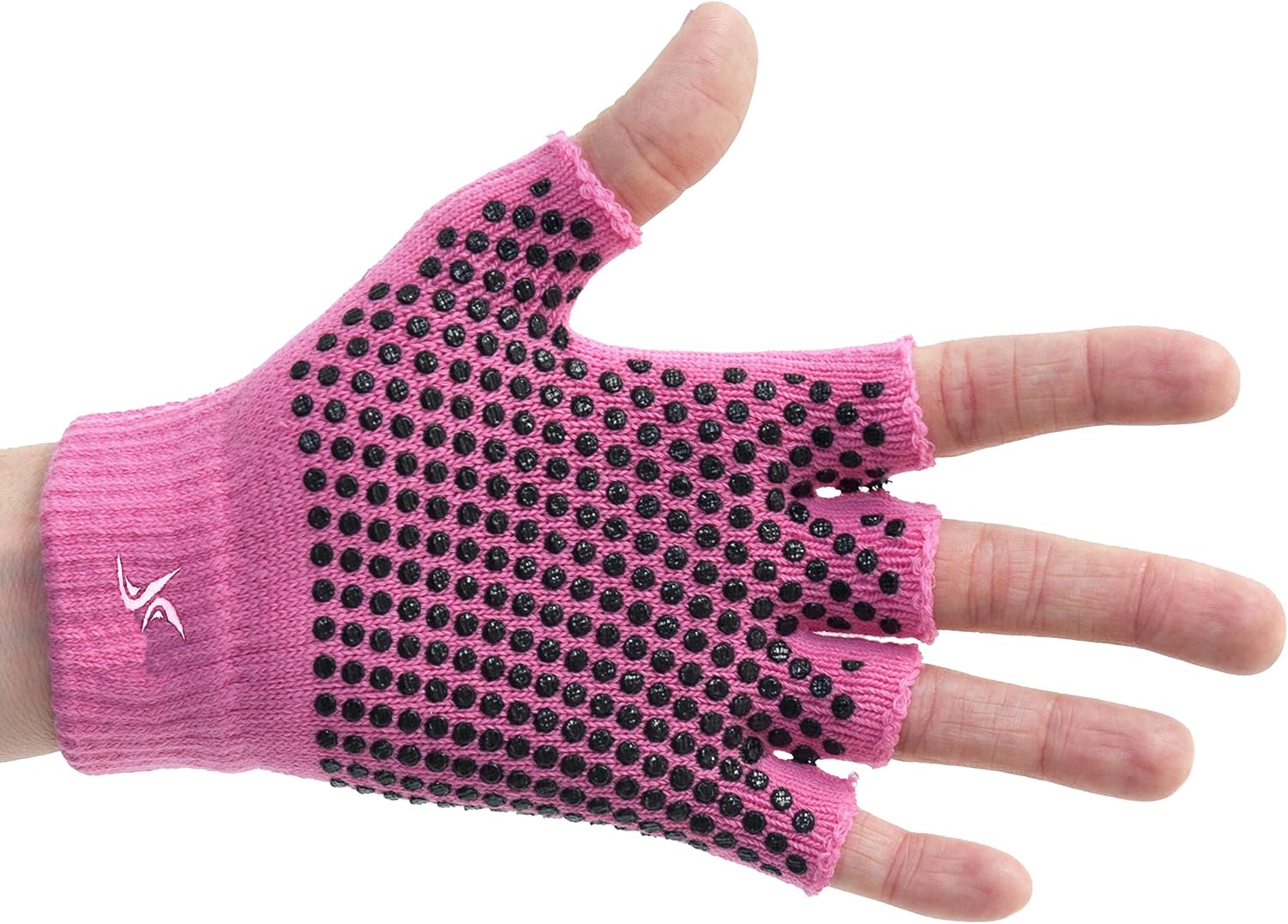 Detalle de ProSource Fit Grippy Gants de Yoga – Design fermé sans doigts, taille unique, gris