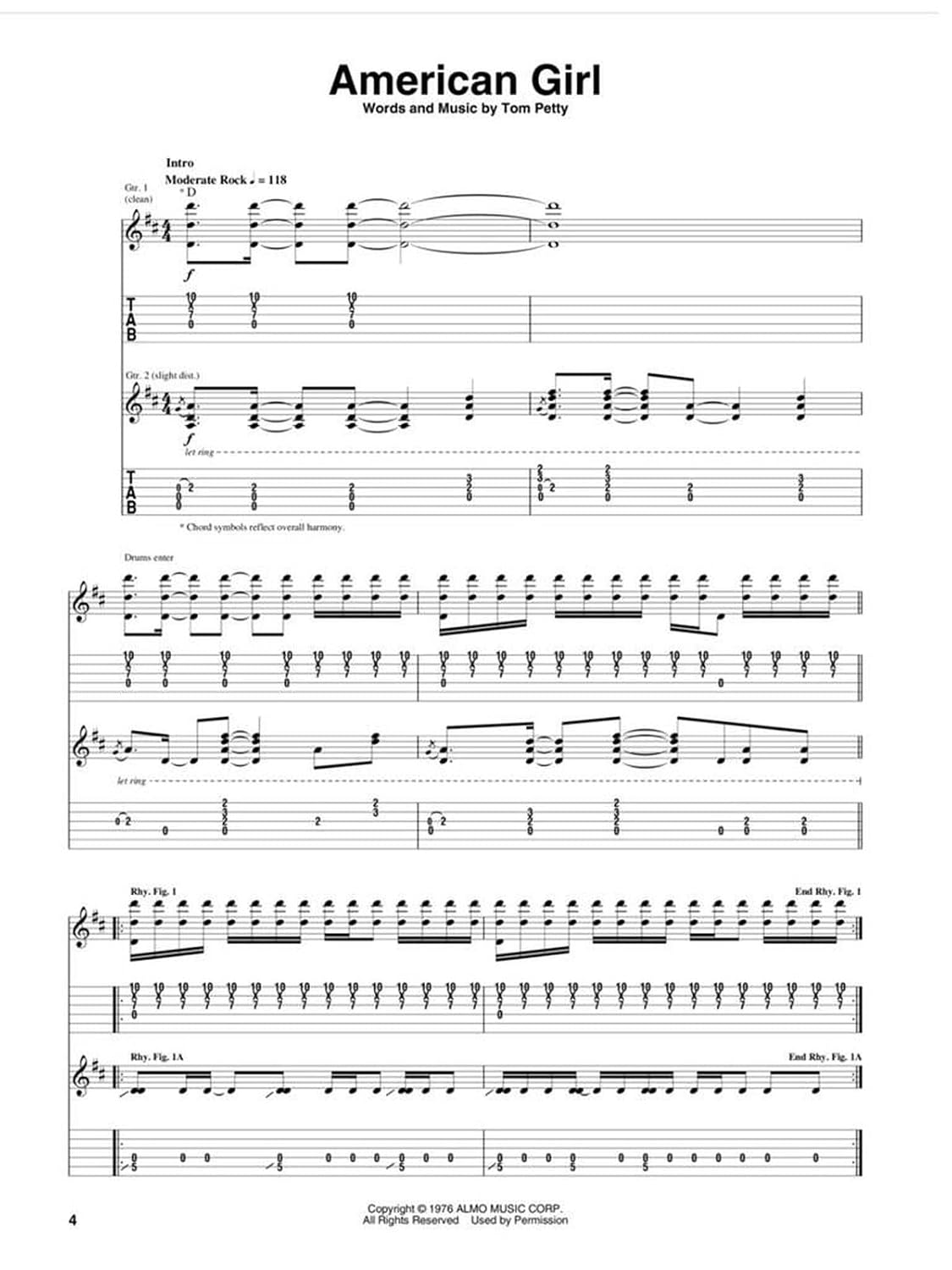 Detalle de Tom Petty The Definitive Guitar Collection Guitar Songbook: 17 Classic Hits