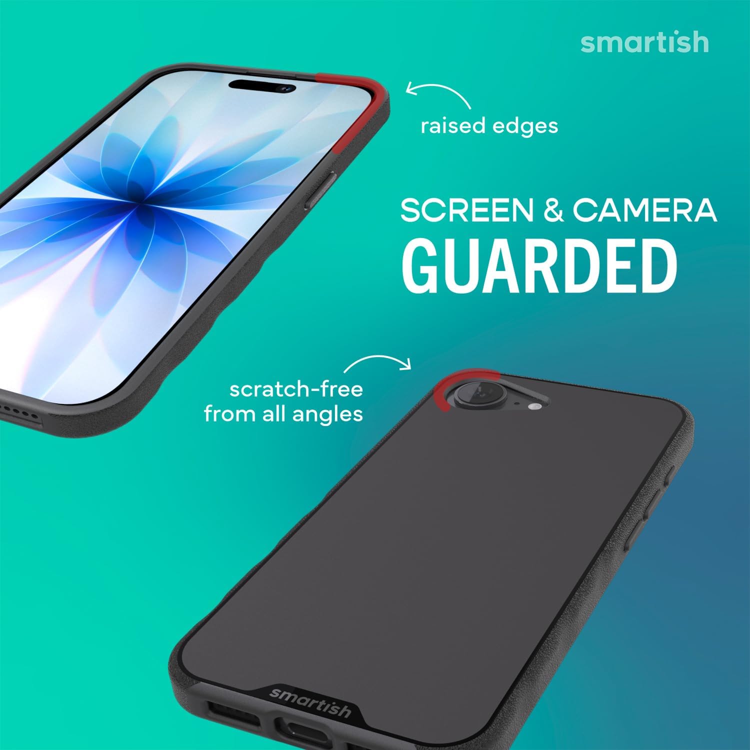 Thumbnail 5 de Smartish Gripmunk Magnetic Slim Case for iPhone 17e/16e with MagSafe (Black Tie Affair)