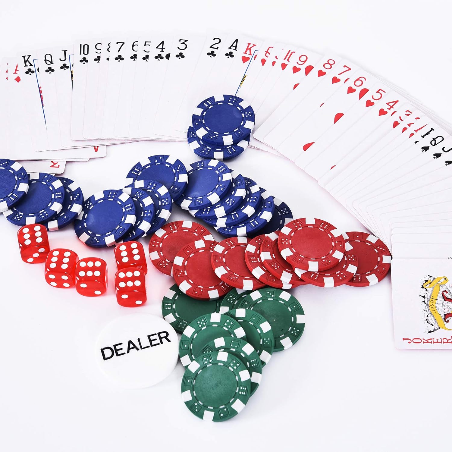 Thumbnail 4 de HOMCOM Maletín de Poker Profesional con Fichas y Cartas ♠